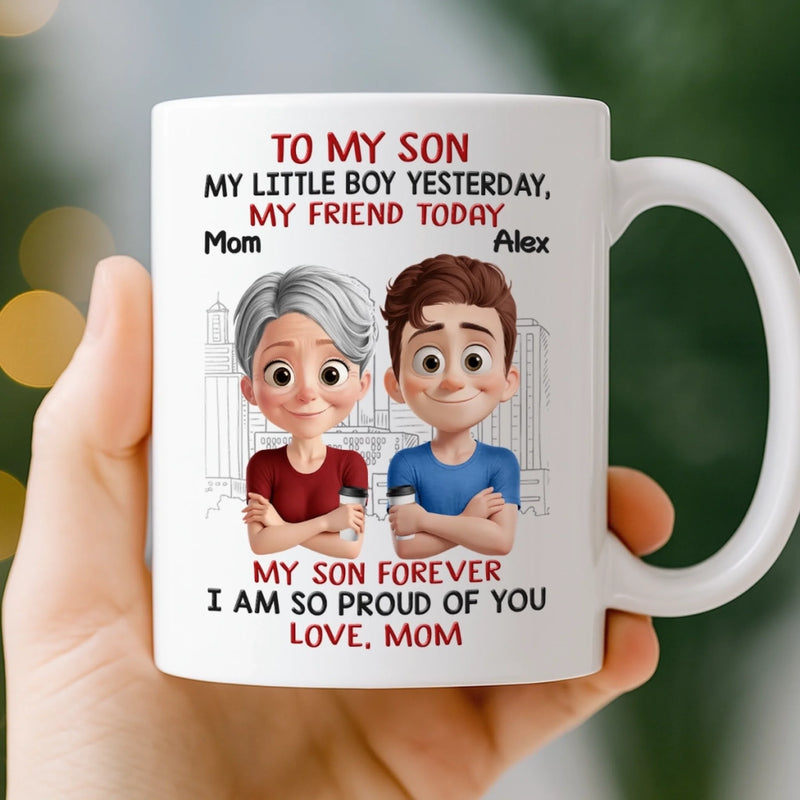 Custom Mug - Personalized Birthday Gifts For Mom, Son - My Choice, My Child, My Love