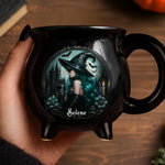 Custom Name Witch Halloween Gifts - Personalized Cauldron Coffee Mug