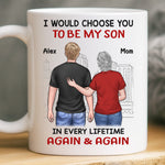 Custom Name Mother Son Gifts for Mom - Personalized Mugs