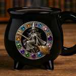 Custom Name Witch Halloween Gifts - Personalized Cauldron Coffee Mug
