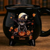 Custom 12oz Ceramic Cauldron Coffee Mug - Personalized Halloween Witchy Gifts For Besties, Sisters, BFF, Family, Yourself - Purrfectly Spooky