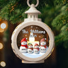 Custom Candlelight Lantern Ornament -  Personalized Christmas Birthday Gifts For Mom, Dad, Kids - Christmas Glows With Family Love