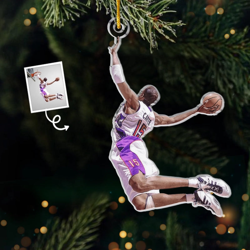 Custom Photo Acrylic Ornament - Personalized Christmas Birthday Gifts For Besties, Sisters, BFF, Family, Yourself - Every Game Fuels My Joy