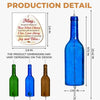 Custom Wine Bottle Wind Chime - Personalized Anniversary Wedding Gifts For Husband And Wife, Him And Her - Our Love, A Lasting Symphony