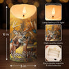 Custom LED Candle - Personalized Anniversary Wedding Gifts For Husband And Wife, Him And Her - My Heart Found Its Forest