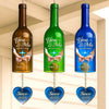 Custom Wine Bottle Wind Chime - Personalized Anniversary Wedding Gifts For Husband And Wife, Him And Her - Forever Begins With Us