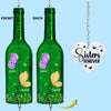 Custom Wine Bottle Wind Chime - Personalized Best Friend Birthday Gifts For Women, Besties, Sisters, BFF - Sisters Make Life Beautiful