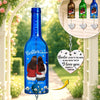 Custom Wine Bottle Wind Chime - Personalized Best Friend Birthday Gifts For Women, Besties, Sisters, BFF - Every Breeze Sings Our Story