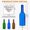 Custom Wine Bottle Wind Chime - Personalized Best Friend Birthday Gifts For Women, Besties, Sisters, BFF - Every Breeze Sings Our Story