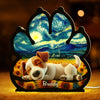 Custom Starry Night Shaped Light Box - Personalized Pet Memorial Sympathy Gifts For Dogs - Light Of Love