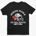 Custom Name Senior Mama Football Gifts - Personalized Apparel