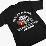 Custom Name Senior Mama Football Gifts - Personalized Apparel