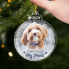 Custom Photo Acrylic Ornament - Personalized Pet Christmas Memorial Sympathy Gifts For Dogs, Cats - Always By My Side In Spirit