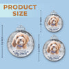 Custom Photo Acrylic Ornament - Personalized Pet Christmas Memorial Sympathy Gifts For Dogs, Cats - Always By My Side In Spirit