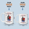 Custom Mug - Personalized Birthday Gifts For Mom, Dad, Daughter, Son - Forever My Hero, Dad