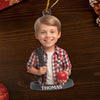 Custom Photo Acrylic Ornament - Personalized Christmas Birthday Gifts For Mom, Dad, Brother, Sister, Kids - Childhood Magic On The Tree
