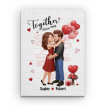 Custom Name Anniversary Couple Gifts - Personalized Building Brick Blocks