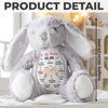 Custom Easter Bunny Plush - Personalized Best Friend Christmas Birthday Gifts For Women, Besties, Sisters, BFF - You Make My Heart Hop