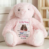 Custom Easter Bunny Plush - Personalized Best Friend Christmas Birthday Gifts For Women, Besties, Sisters, BFF - Hugs That Last Forever