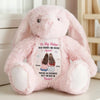 Custom Easter Bunny Plush - Personalized Best Friend Christmas Birthday Gifts For Women, Besties, Sisters, BFF - Love Wrapped In Softness