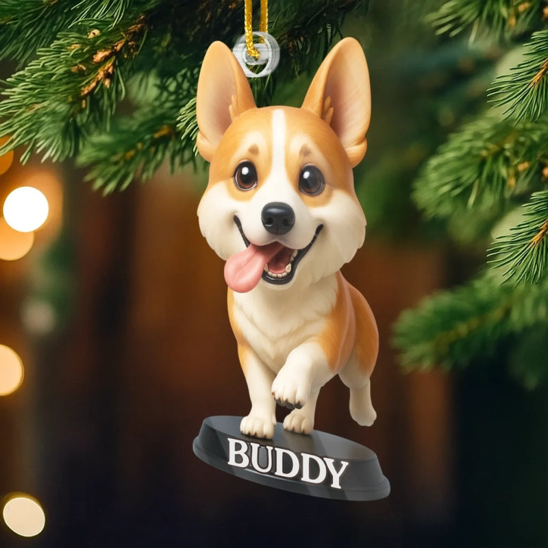Custom Pet Photo Christmas Gifts for Dog Lovers - Personalized Ornament