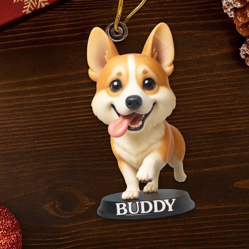 Custom Pet Photo Christmas Gifts for Dog Lovers - Personalized Ornament