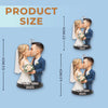 Custom Photo Acrylic Ornament - Personalized Engaged Anniversary Christmas Wedding Gifts For Husband And Wife, Him And Her - Constellations Aligned For Us