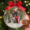 Custom Photo 3D Acrylic Ball Ornament - Personalized Christmas Birthday Gifts For Besties, Sisters, BFF, Family, Yourself - Doing What I Love Most