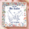 Custom Full-Print Jewelry Dish - Personalized Best Friend Birthday Gifts For Women, Besties, Sisters, BFF  - Bestie Antics Brighten Every Day