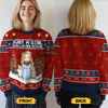 Custom Unisex Ugly Sweatshirt - Personalized  Christmas Bookish Gifts For Book Lovers, Bookworms, Readers - All I Want Are Books