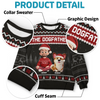 Custom Unisex Ugly Sweatshirt - Personalized  Christmas Birthday Gifts For Dog Lovers, Dog Dad And Mom - Master Of Fetch