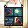 Custom Window Hanging Suncatcher Ornament - Personalized Memorial Sympathy Gifts For Loss Of Mom, Dad - Always In Our Tender Thoughts