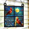 Custom Window Hanging Suncatcher Ornament - Personalized Memorial Sympathy Gifts For Loss Of Mom, Dad - Always In Our Tender Thoughts