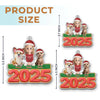 Custom Acrylic Ornament - Personalized Christmas Birthday Gifts For Dog Cat Lovers, Dog Dad And Mom, Cat Owners - Together Furever