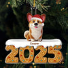 Custom Acrylic Ornament - Personalized Christmas Birthday Gifts For Dog Cat Lovers, Dog Dad And Mom, Cat Owners - Pets Fill Life With Joy