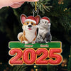 Custom Acrylic Ornament - Personalized Christmas Birthday Gifts For Dog Cat Lovers, Dog Dad And Mom, Cat Owners - Fur Baby Full Heart