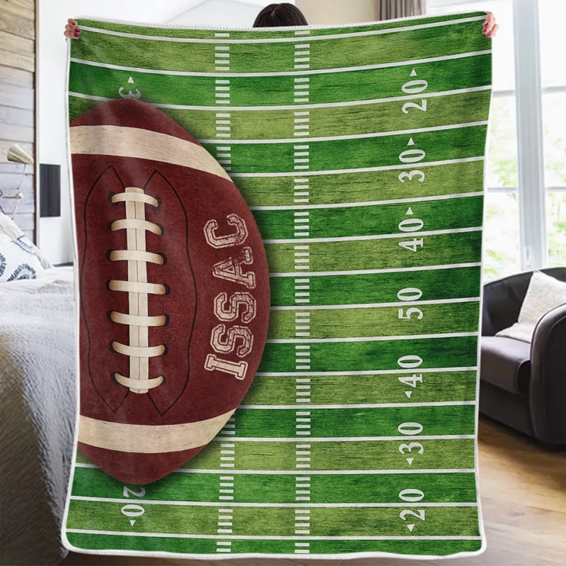 Football Field Game Day Gifts for Football Fans - Blanket
