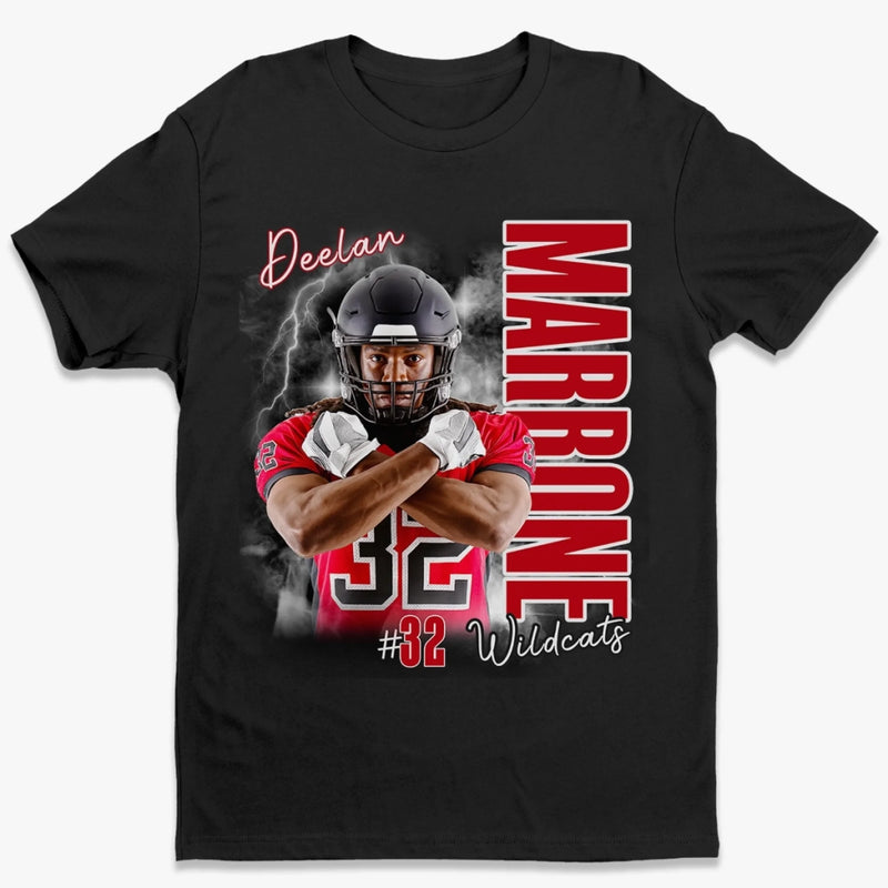 Custom Name Football Gifts for Wildcats Fans - Personalized Apparel