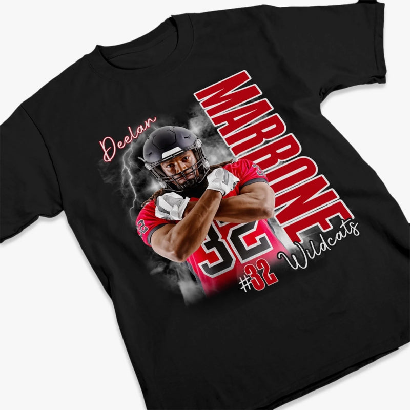 Custom Name Football Gifts for Wildcats Fans - Personalized Apparel