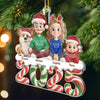 Custom Acrylic Ornament - Personalized Christmas Birthday Gifts For Family, Dog Cat Lovers - Our Little World