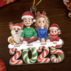 Custom Acrylic Ornament - Personalized Christmas Birthday Gifts For Family, Dog Cat Lovers - Our Little World