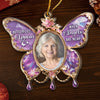 Custom Photo Acrylic Ornament - Personalized Christmas Memorial Sympathy Gifts For Loss Of Mom, Dad - Always Loved Never Forgotten