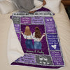 Custom Blanket - Personalized Best Friend Birthday Gifts For Women, Besties, Sisters, BFF - Warmth Of Our Bond