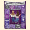 Custom Blanket - Personalized Best Friend Birthday Gifts For Women, Besties, Sisters, BFF - Warmth Of Our Bond
