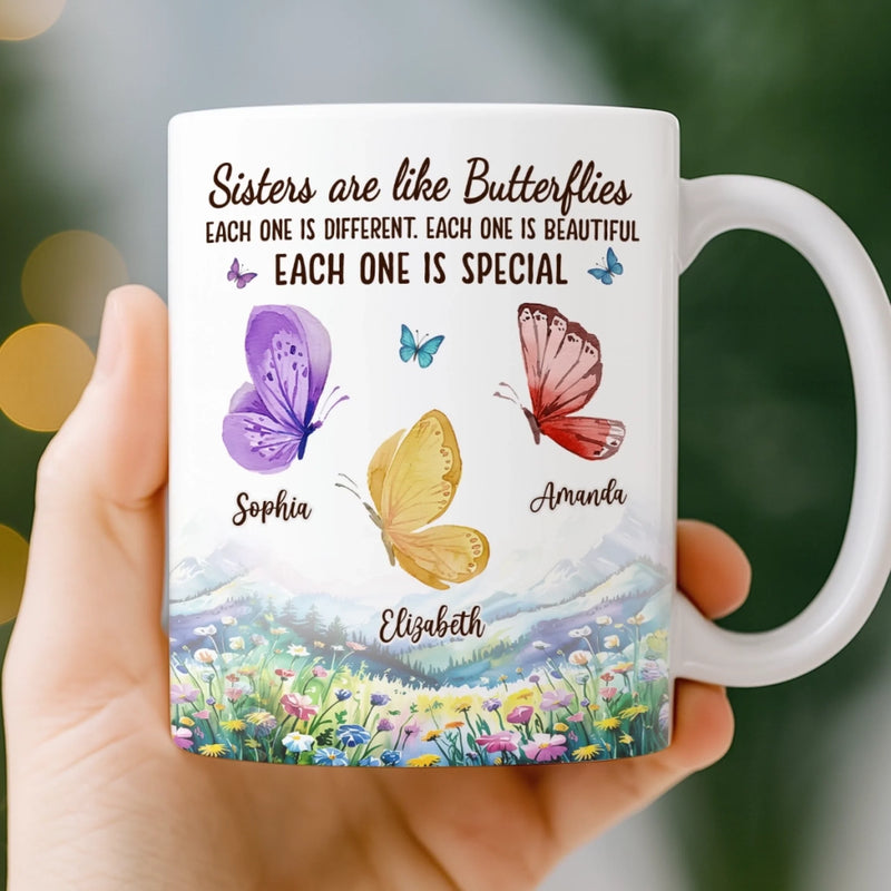 Custom Mug - Personalized Best Friend Birthday Gifts For Women, Besties, Sisters, BFF - True Friends Forever Always