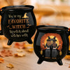 Custom 12oz Ceramic Cauldron Coffee Mug - Personalized Halloween Witchy Gifts For Besties, Sisters, BFF, Family, Yourself - Best Witches Forever