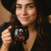 Custom 12oz Ceramic Cauldron Coffee Mug - Personalized Halloween Witchy Gifts For Besties, Sisters, BFF, Family, Yourself - Purrfectly Spooky