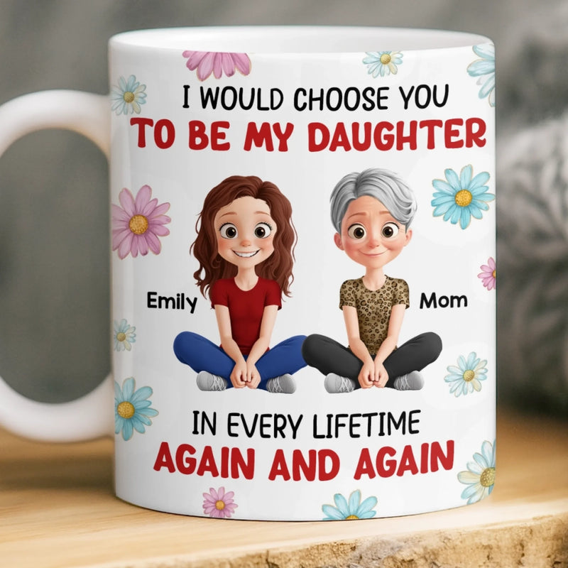 Custom Mug - Personalized Birthday Gifts For Mom, Daughter - A Circle Of Endless Love