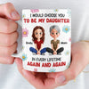 Custom Mug - Personalized Birthday Gifts For Mom, Daughter - A Circle Of Endless Love