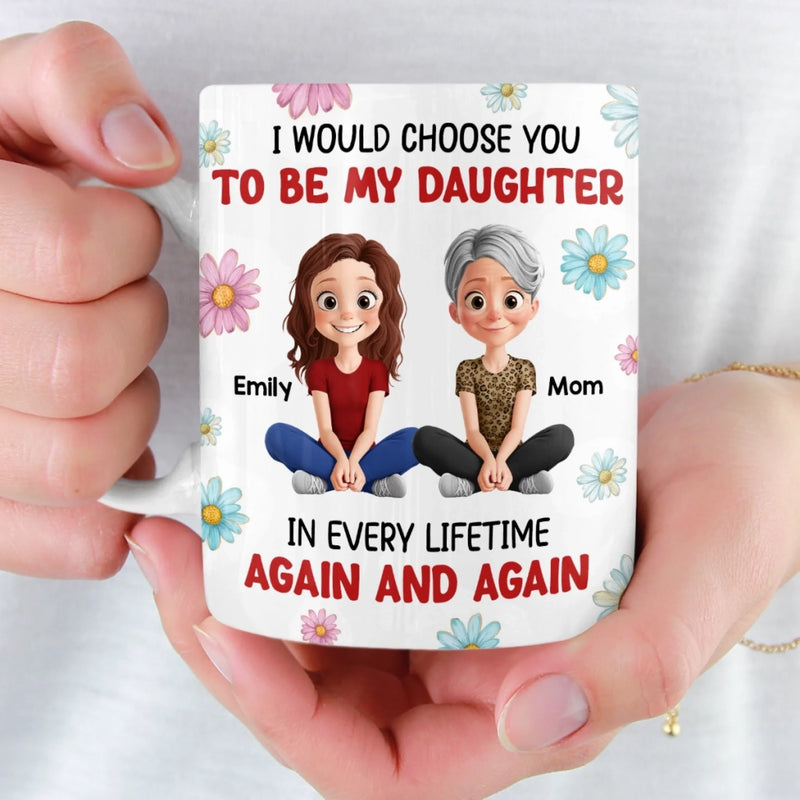 Custom Mug - Personalized Birthday Gifts For Mom, Daughter - A Circle Of Endless Love